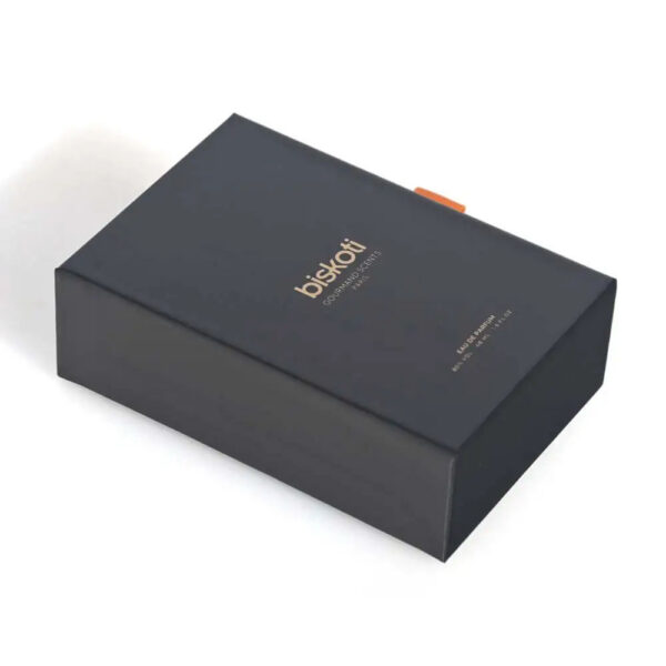 Custom Black Perfume Drawer Rigid Box with Foam Insert Tray