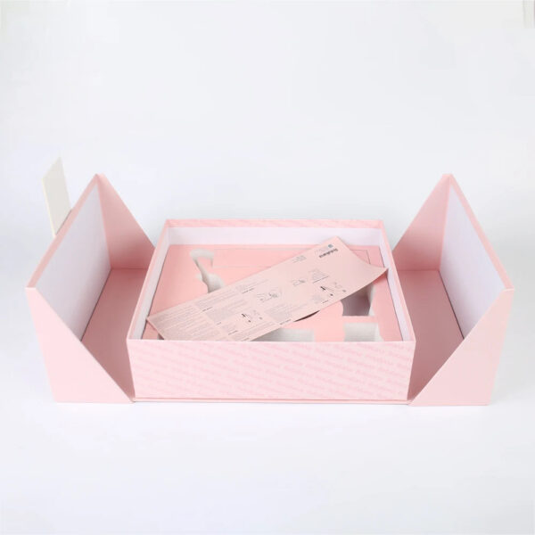 Custom Pink Hair Dryer Gift Box with Insert