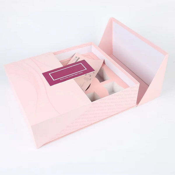 Custom Pink Hair Dryer Gift Box with Insert