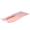 Custom Pink Rigid Gift Box with Ribbon Handles Custom Pink Rigid Gift Box with Ribbon Handles