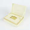 Ivory VIP Card Rigid Presentation Box with Gold Foil Logo