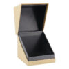 Logo Printed Kraft Hinged Candle Box with Black Inner Tray Logo Printed Kraft Hinged Candle Box with Black Inner Tray