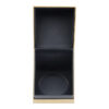Logo Printed Kraft Hinged Candle Box with Black Inner Tray Logo Printed Kraft Hinged Candle Box with Black Inner Tray