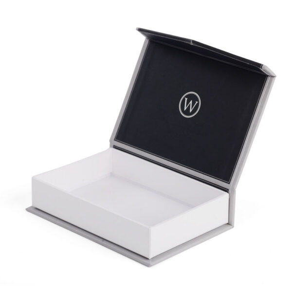 Logo Printed Rigid Watch Presentation Box with White Tray Logo Printed Rigid Watch Presentation Box with White Tray