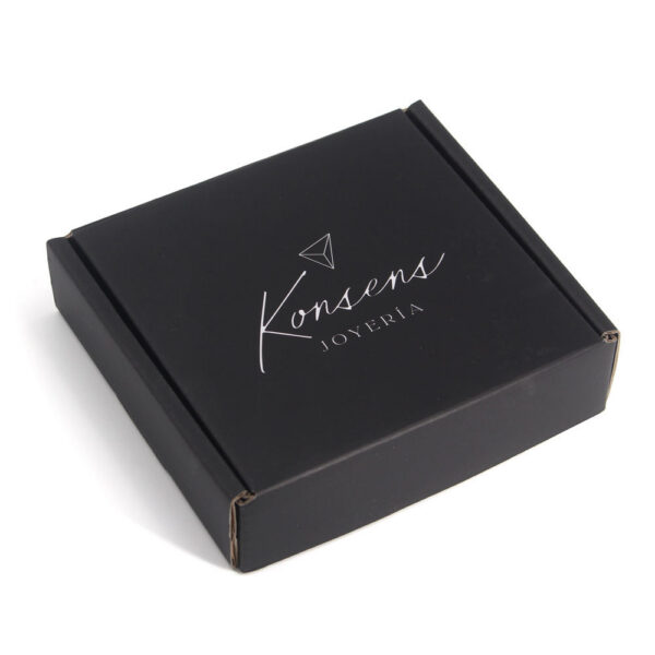 Luxury Black Jewelry Mailer Packaging Box with Foam Insert Luxury Black Jewelry Mailer Packaging Box with Foam Insert