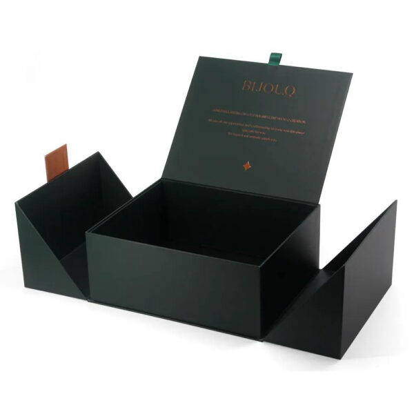 Luxury Double-Door Rigid Beauty Gift Box with Foil Logo Luxury Double-Door Rigid Beauty Gift Box with Foil Logo