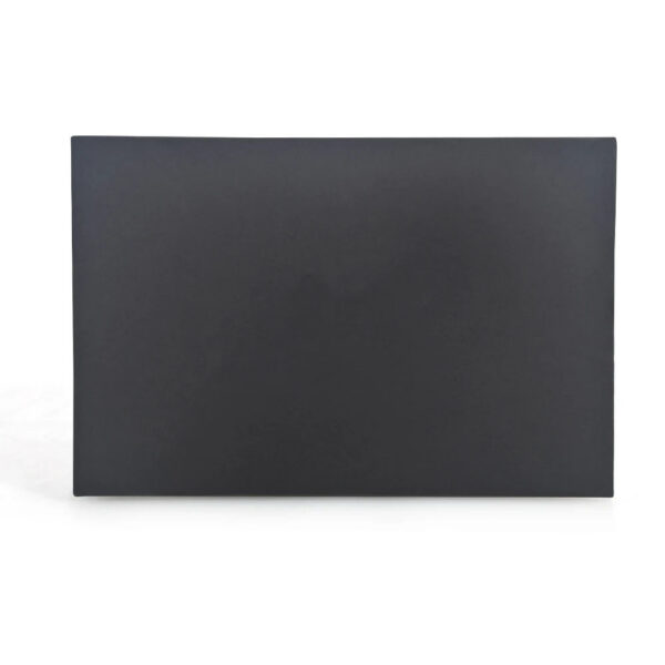 Matte Black Book Style Rigid Card Box with Cutout Insert