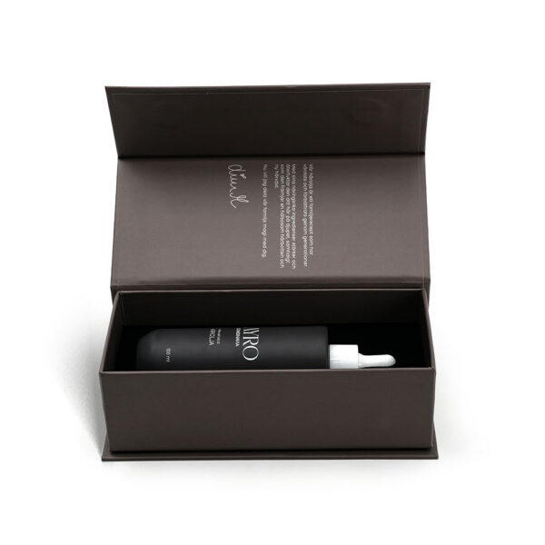 Rigid Magnetic Hair Oil Dropper Box with Velvet Foam Insert