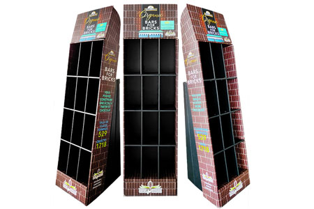Corrguated Floor Display
