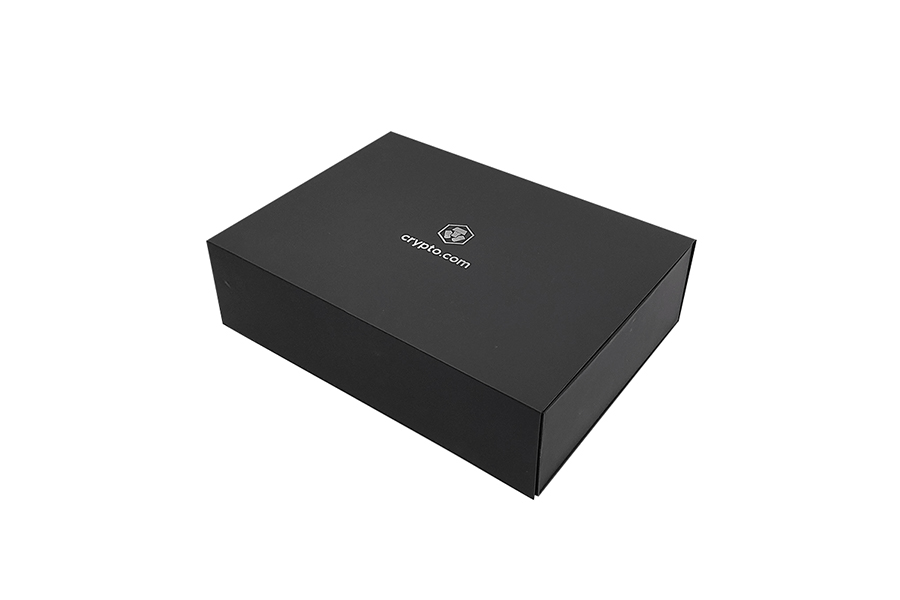 Collapsible magnetic box packaging
