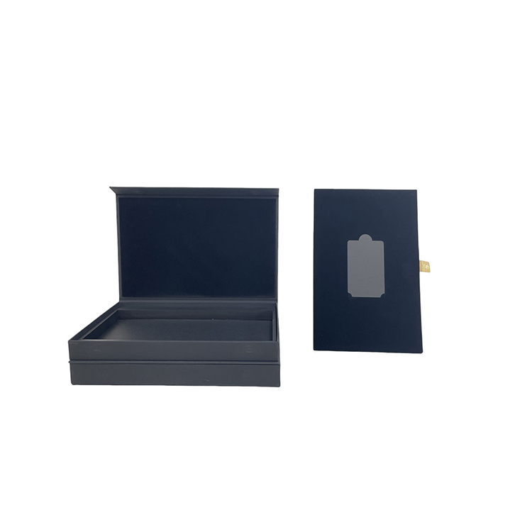 Custom embossed UV logo bank VIP Card Boxes